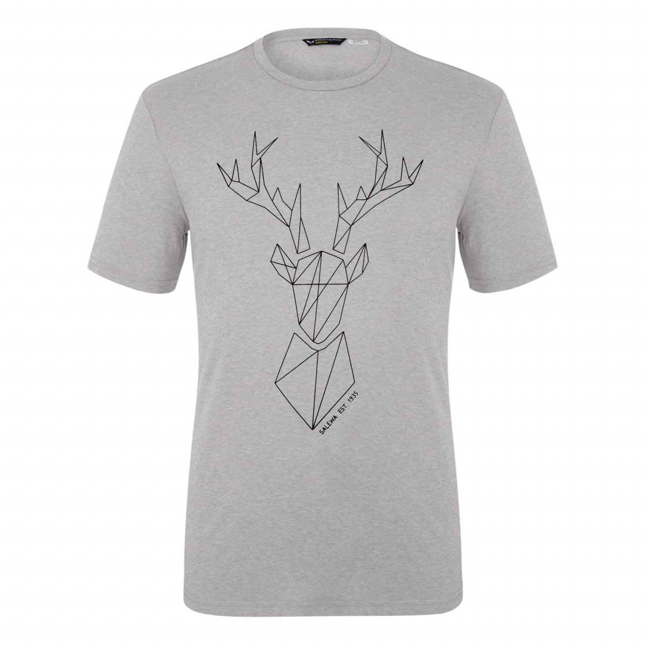 T-Shirts Salewa Big Deer Dry Short Sleeve Homem Cinzentas 270PRTJKC